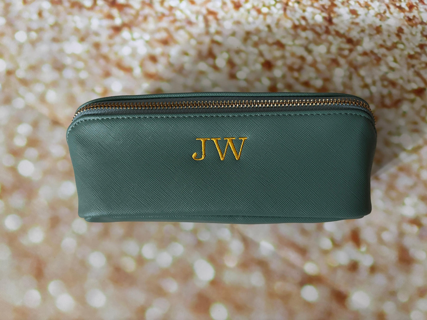 Personalised Boutique Accessory Pouch β Monogrammed Zip Case