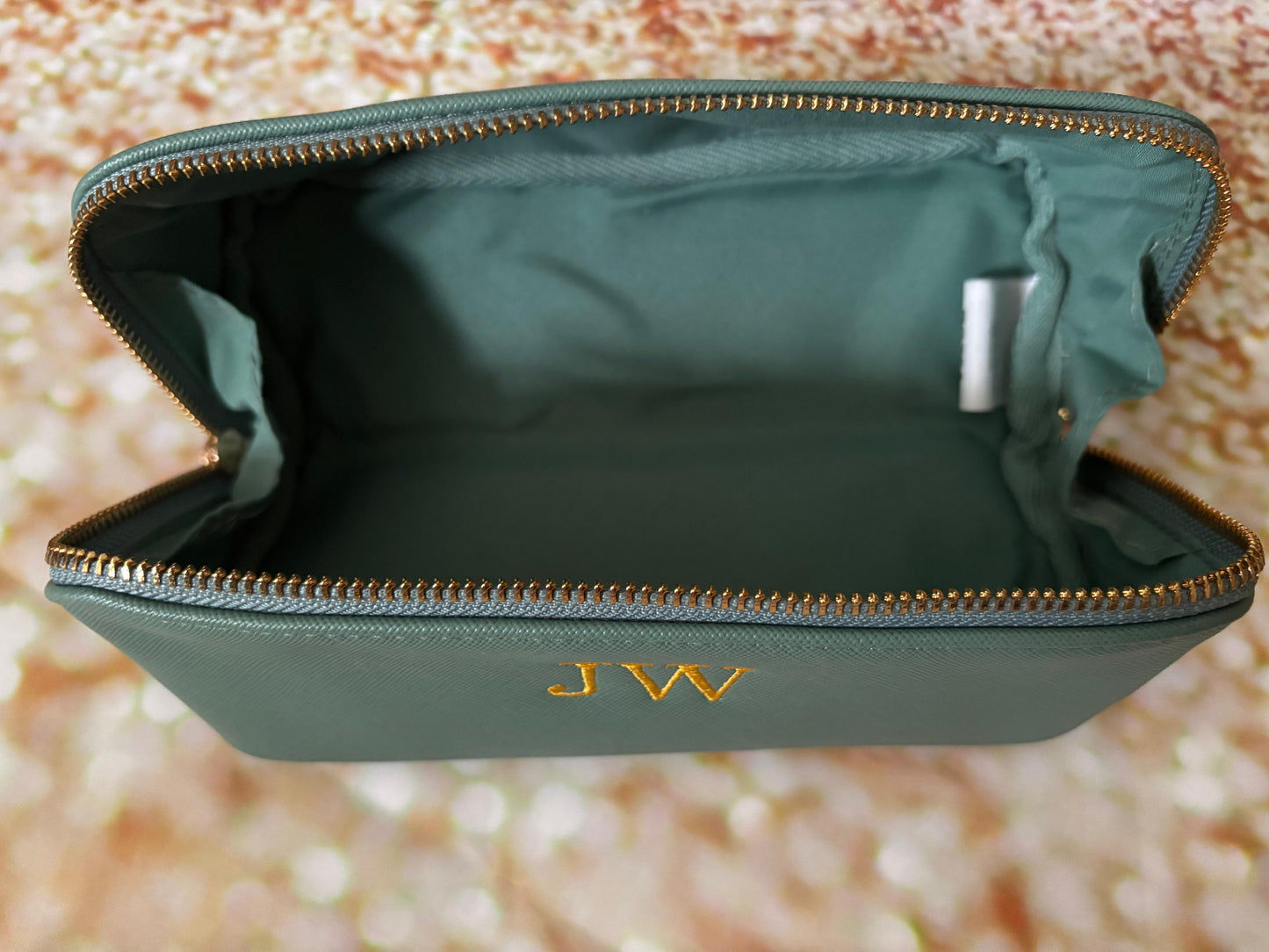 Personalised Boutique Accessory Pouch β Monogrammed Zip Case