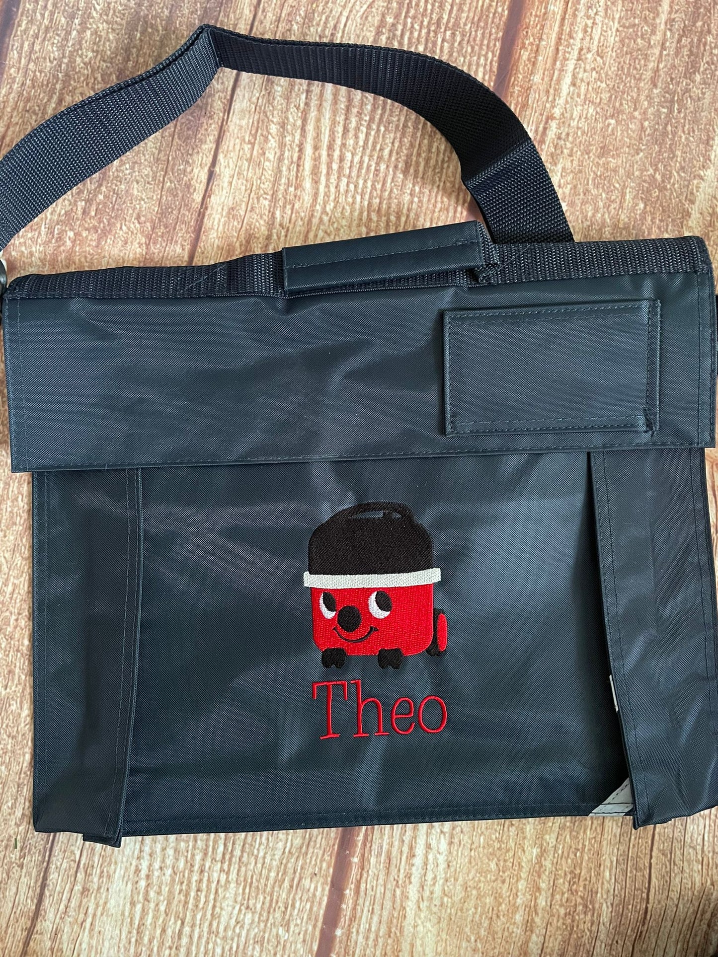 Embroidered Bookbag with strap - Henry hoover