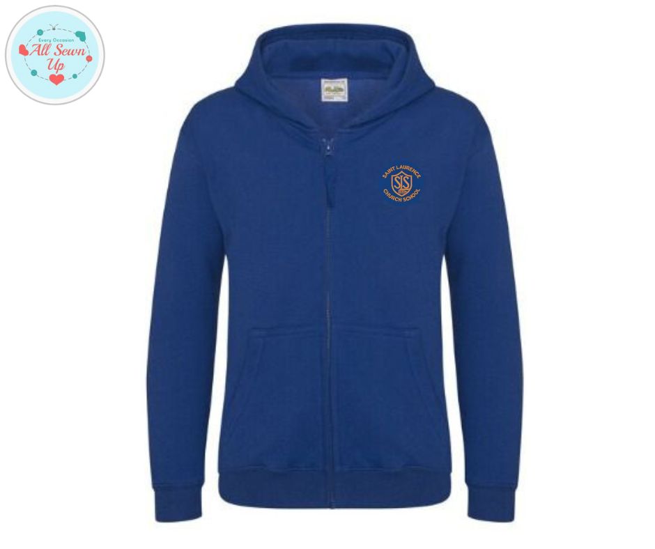 St Laurence Schools - Zip Up PE Hoodie