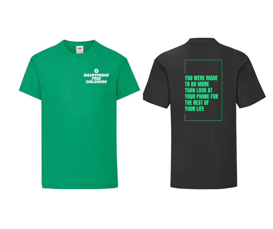 Smartphone Free Childhood T shirt
