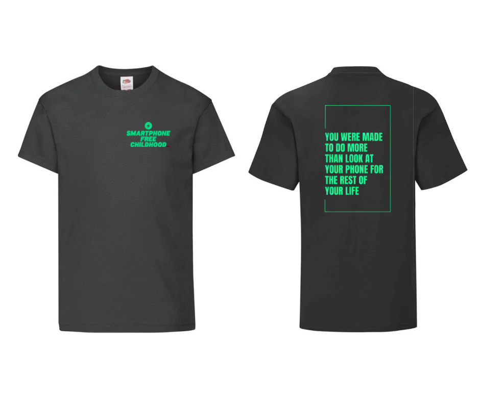 Smartphone Free Childhood T shirt