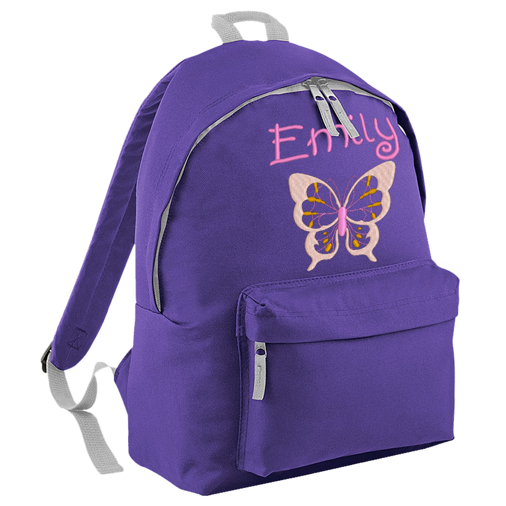 Embroidered Rucksack - Butterfly