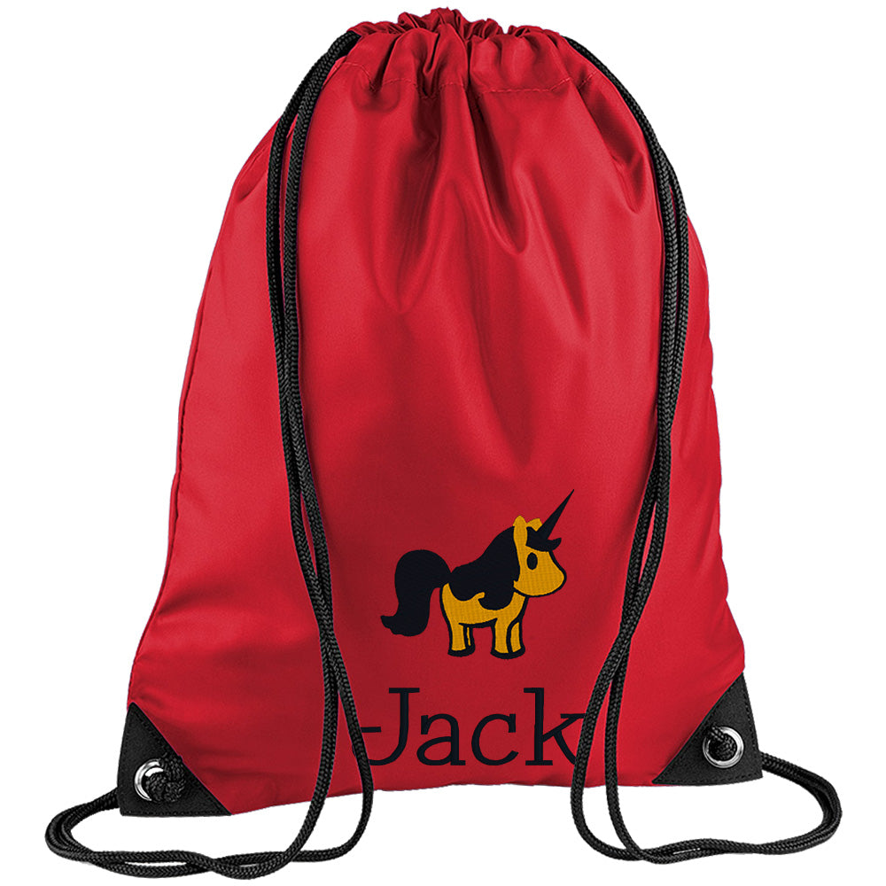 Embroidered PE Bag - Unicorn