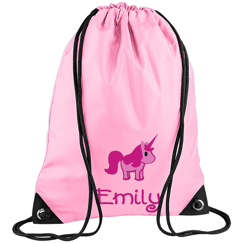 Embroidered PE Bag - Unicorn