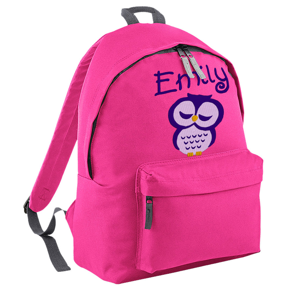 Embroidered Rucksack - Owl