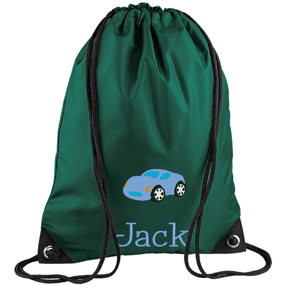 Embroidered PE Bag - Car