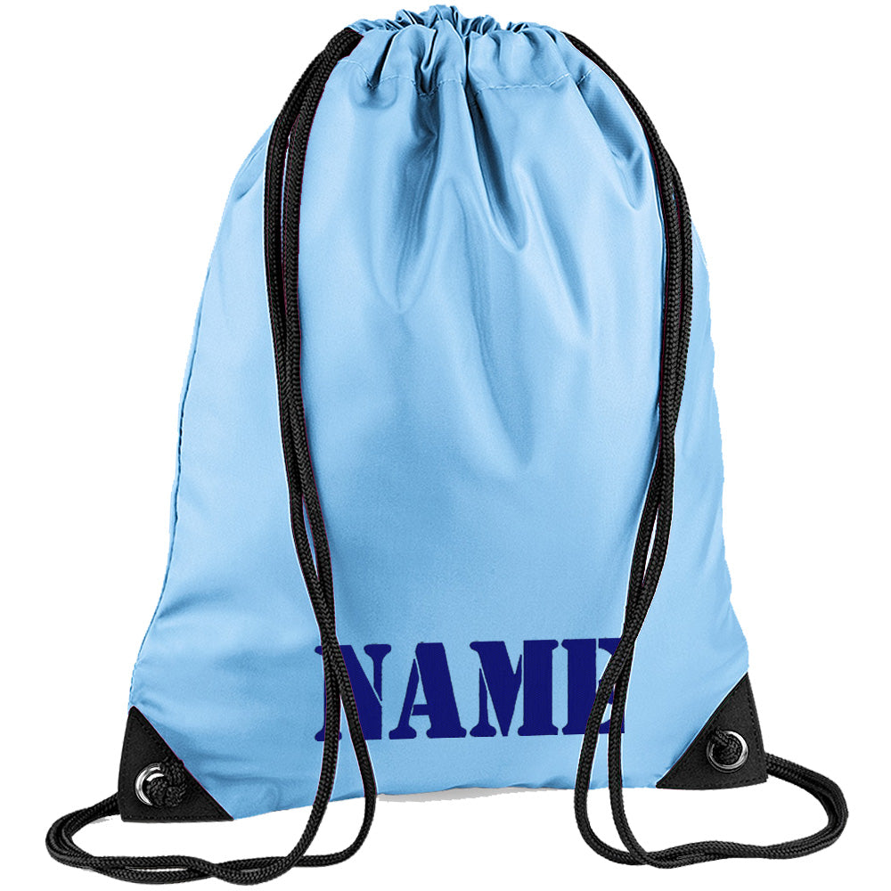 Embroidered PE Bag - Army Text