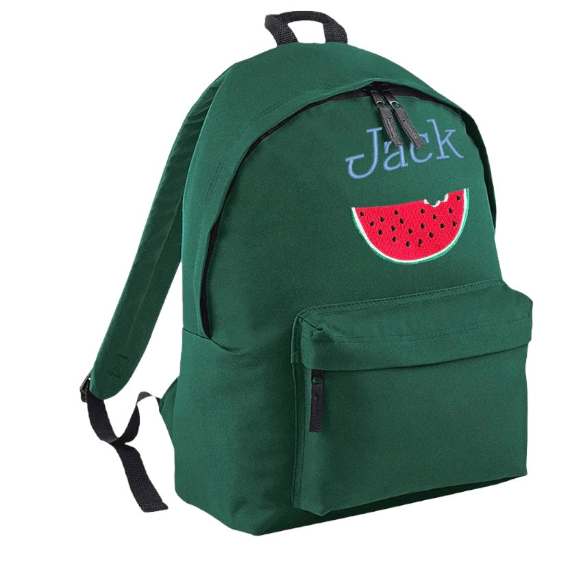 Embroidered Rucksack - Watermelon