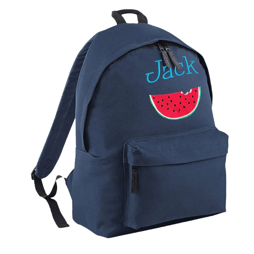 Embroidered Rucksack - Watermelon