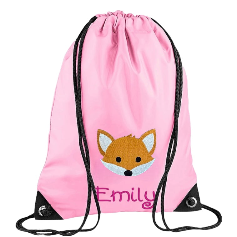 Embroidered PE bag - Fox