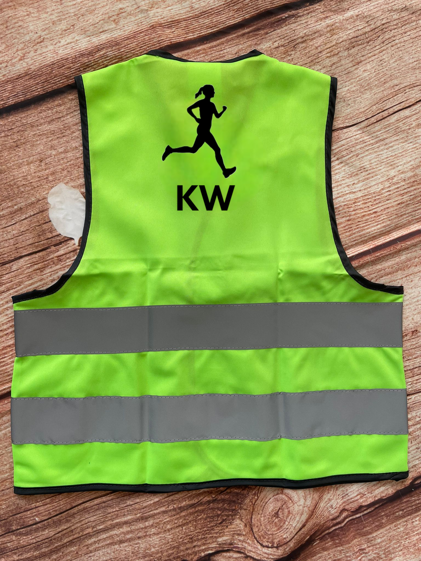 Customised Ladies running Hi-Vis safety vest
