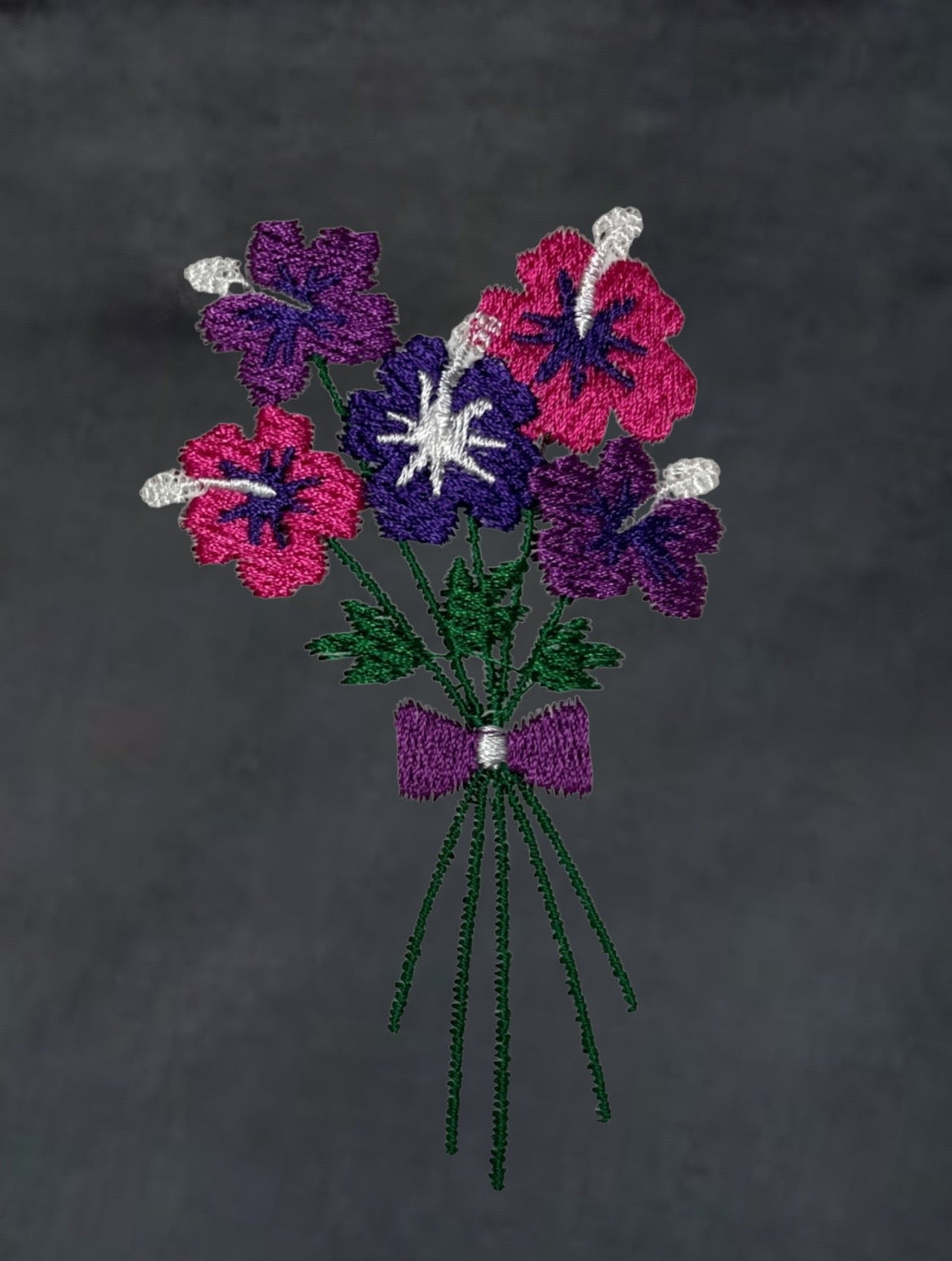 Mother's Day Apron personalised with embroidered name and choice of flower bouquet - ideal gift for Mummy, Nanny, Grandma, Mom