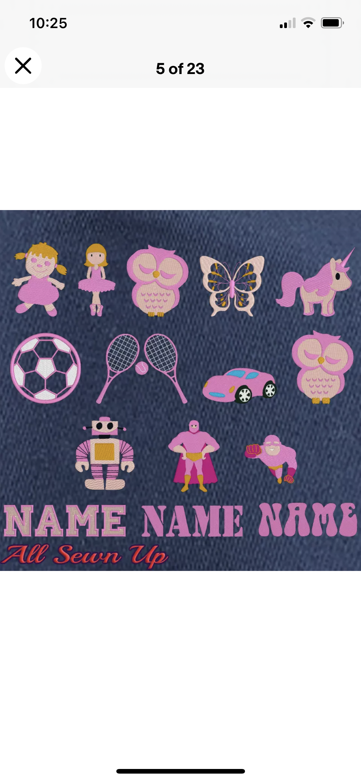 Navy blue blue personalised cap / school hat