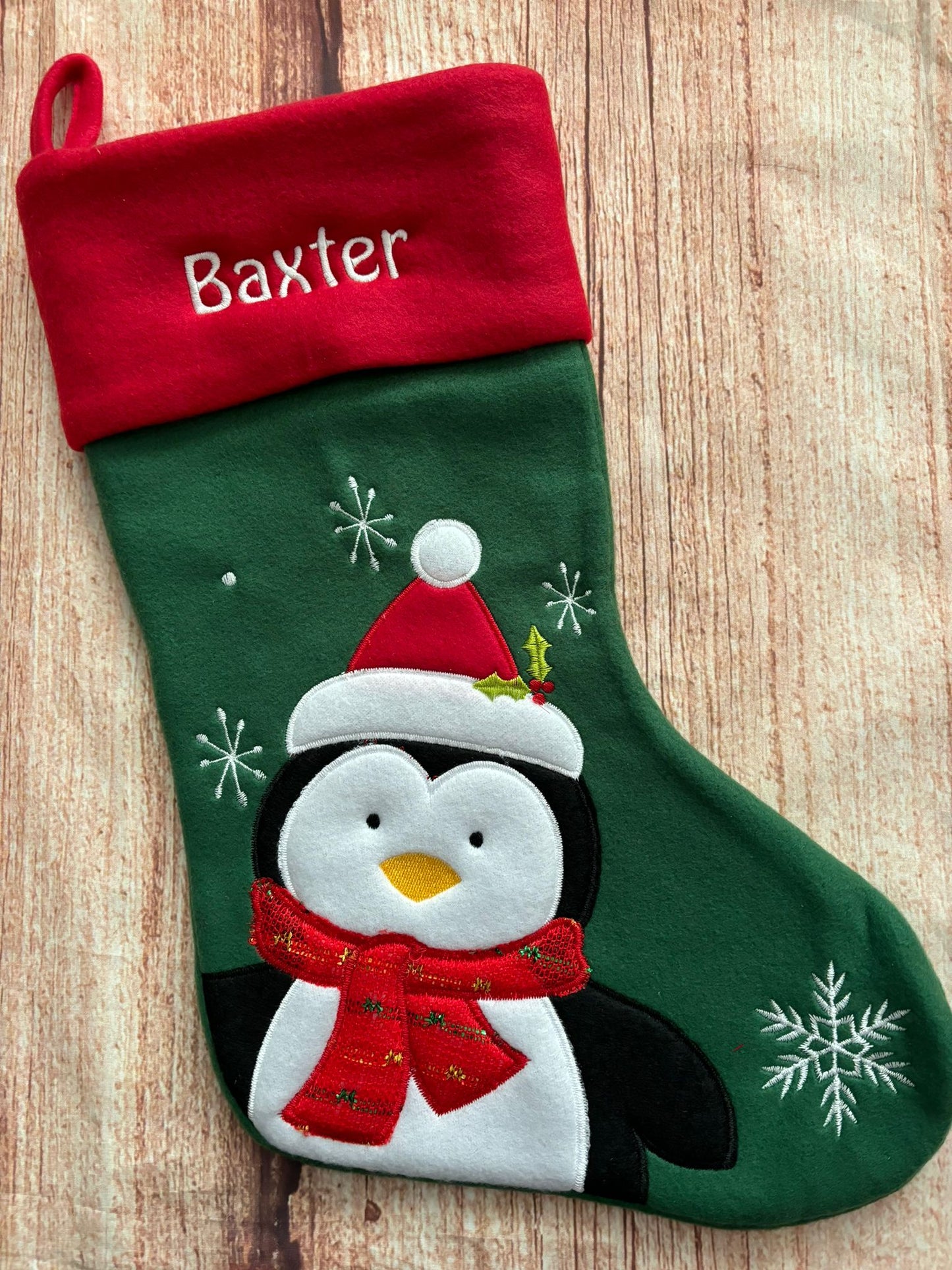 Penguin Christmas Stocking