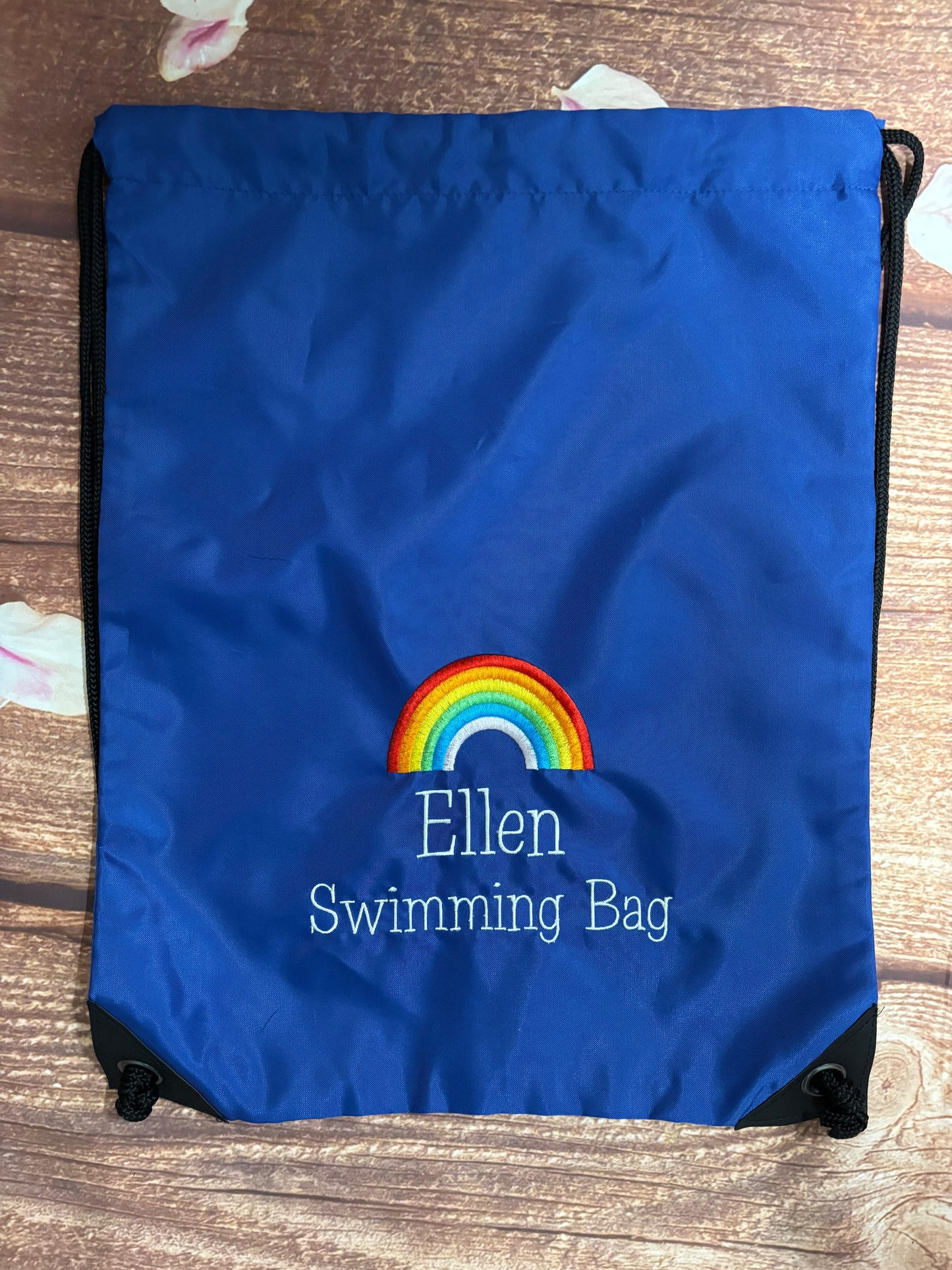 Embroidered PE bag - rainbow