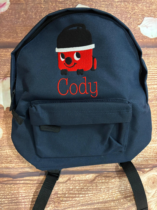 Henry hoover Nursery / Pre-school mini personalised rucksack