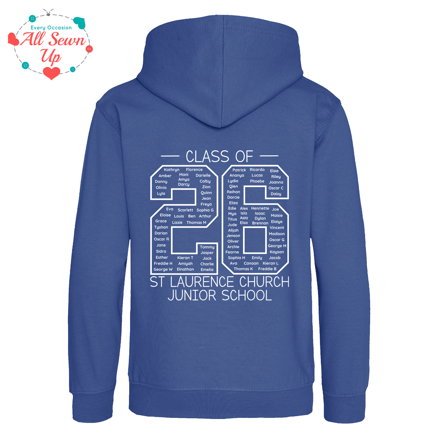 St Laurence Church Junior School Leavers Hoodie