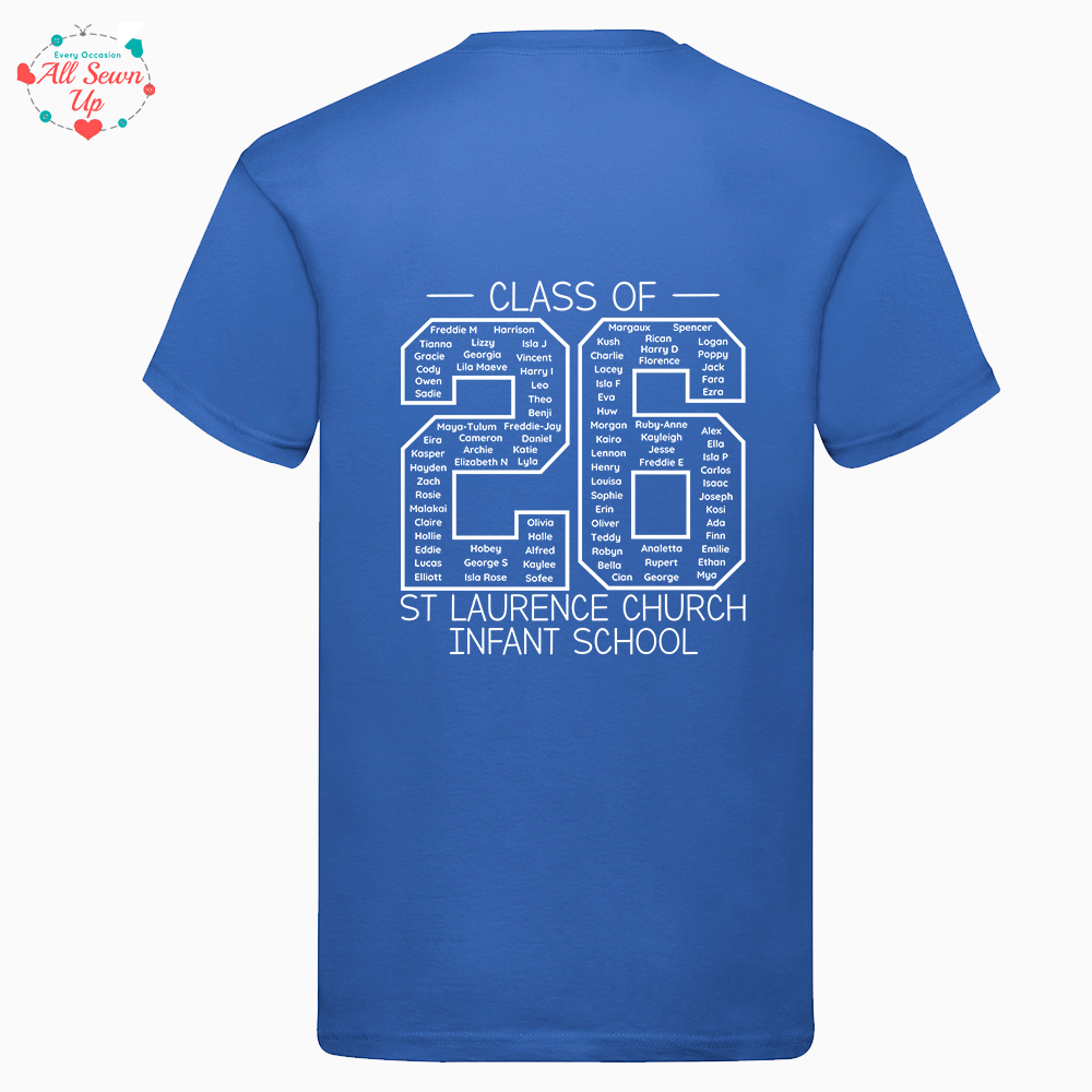 St Laurence Church Infant School Leavers T Shirt
