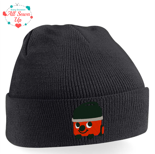Children's Beanie Hat embroidered with Henry hoover design