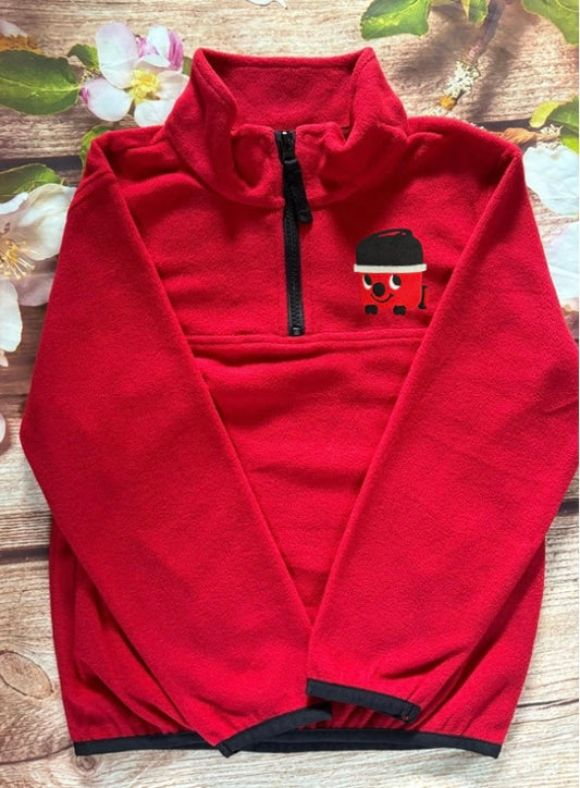 Children's Fleece Embroidered with Cheeky hoover design