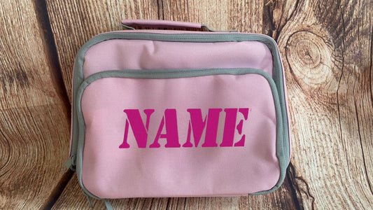 Personalised lunch boxes - Name only