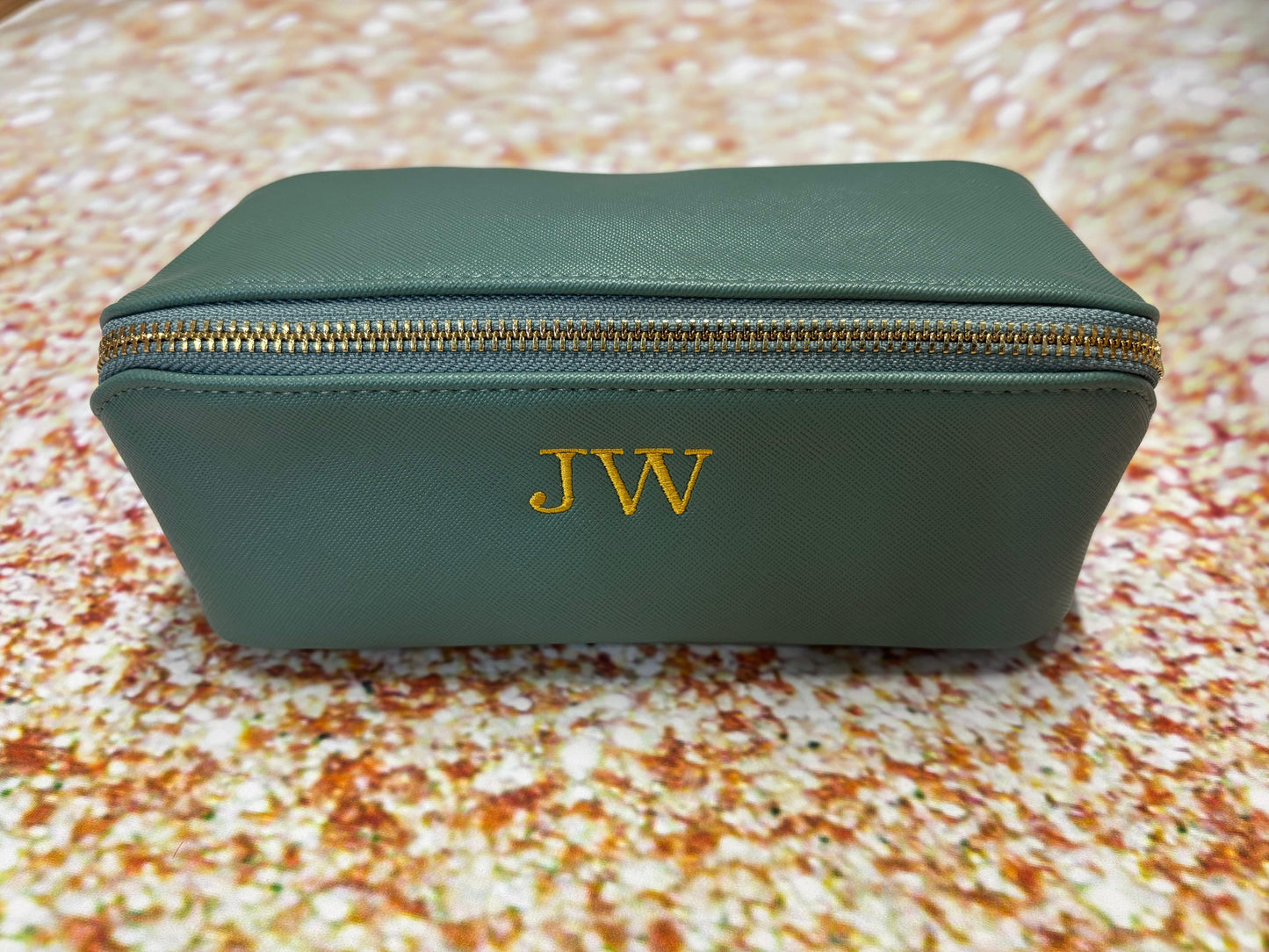 Personalised Boutique Accessory Pouch – Monogrammed Zip Case