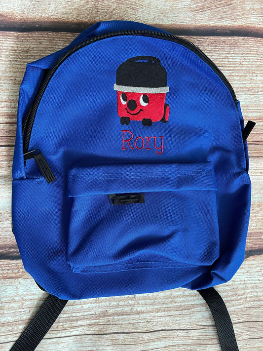 Henry hoover Nursery / Pre-school mini personalised rucksack