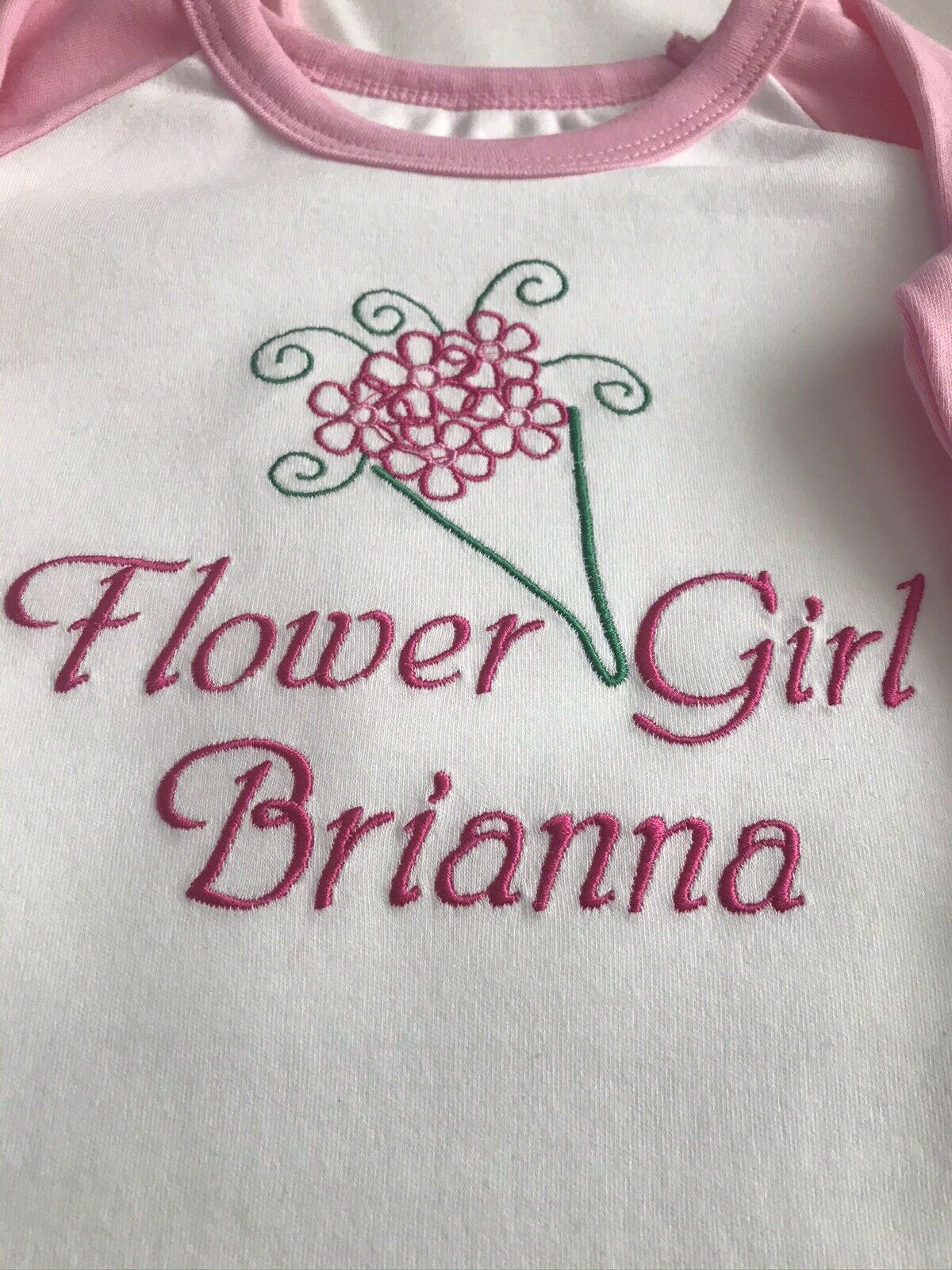 Personalised Bridesmaid Gift Embroidered 100% Cotton Pyjamas - Bridesmaid Gift