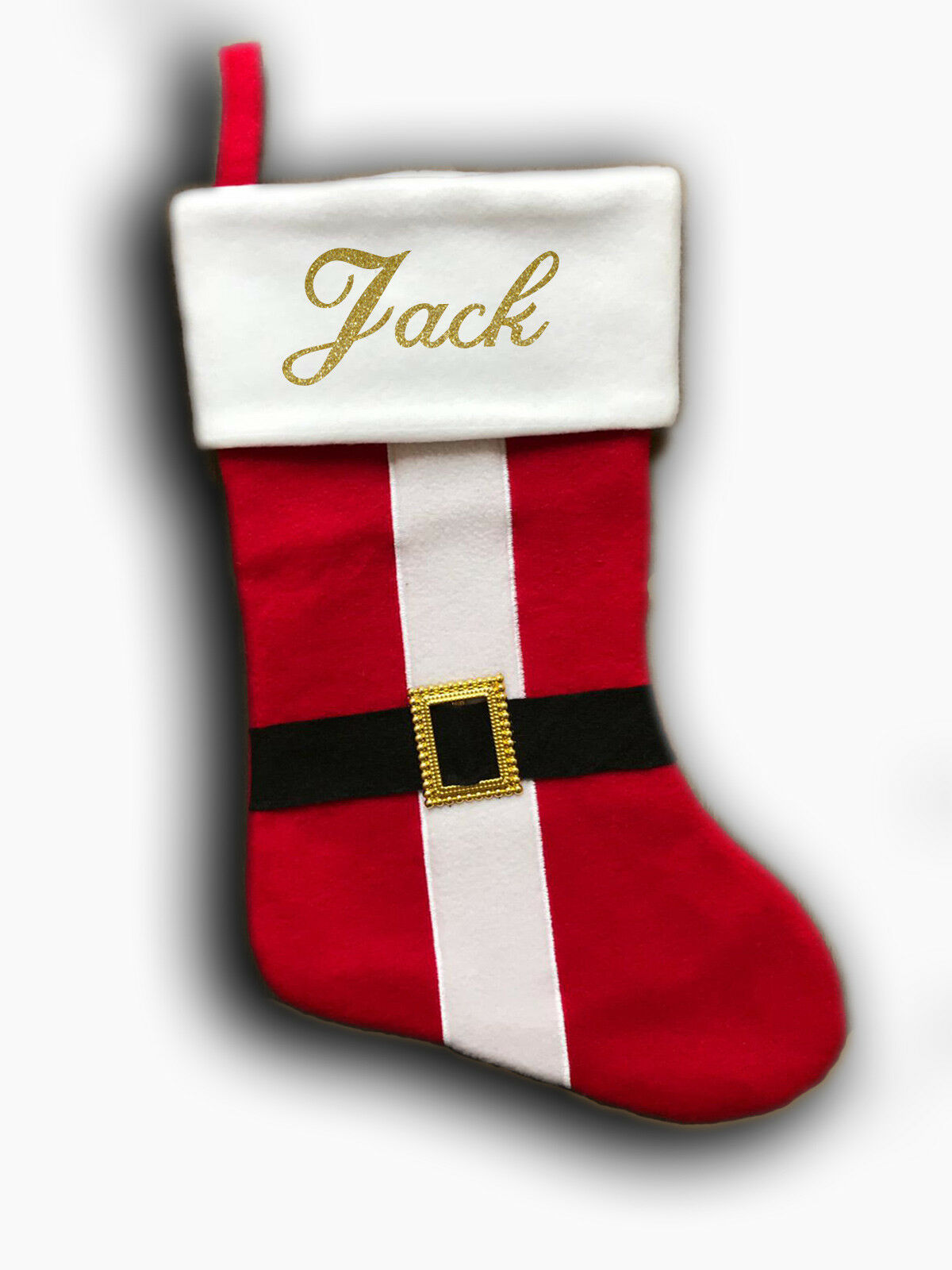 Luxury Personalised Christmas Stocking -  Embroidered or Printed - Xmas Sock