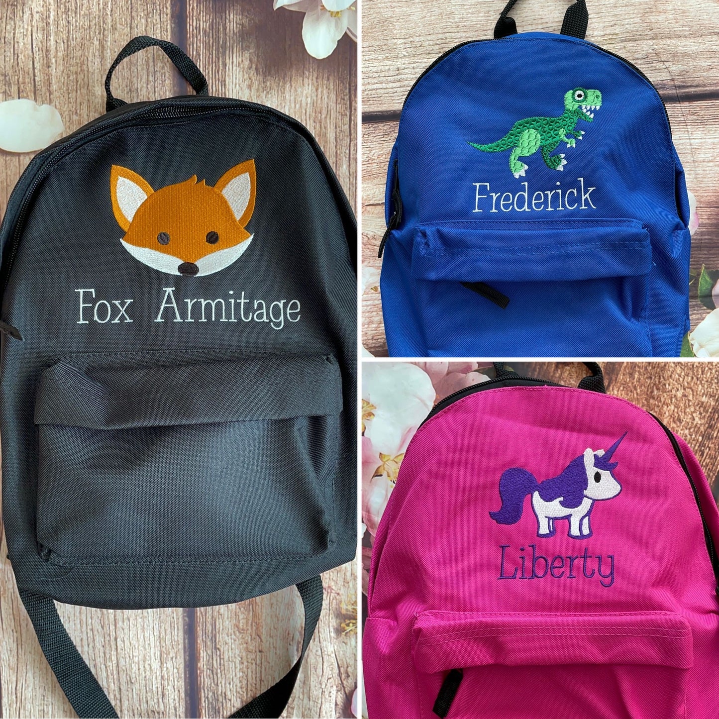 Nursery / Pre-school mini personalised rucksack