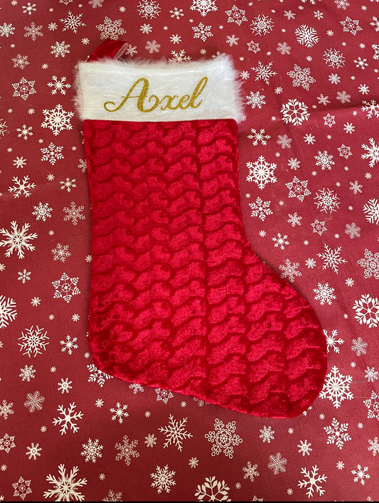 Personalised Christmas stocking