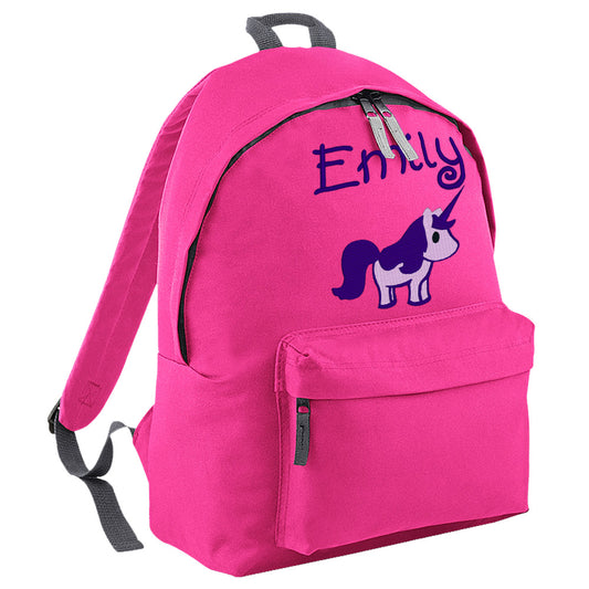 Embroidered Rucksack - Unicorn