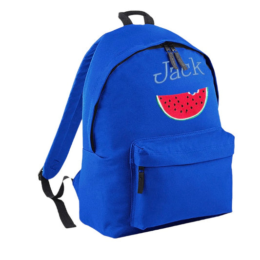 Embroidered Rucksack - Watermelon