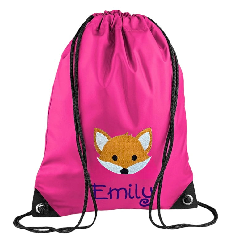 Embroidered PE bag - Fox