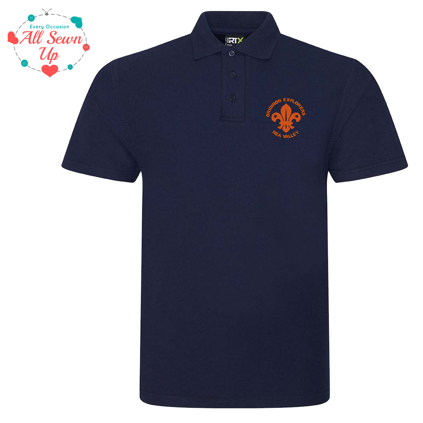 Gridiron-Explorers - Navy Polo Shirt