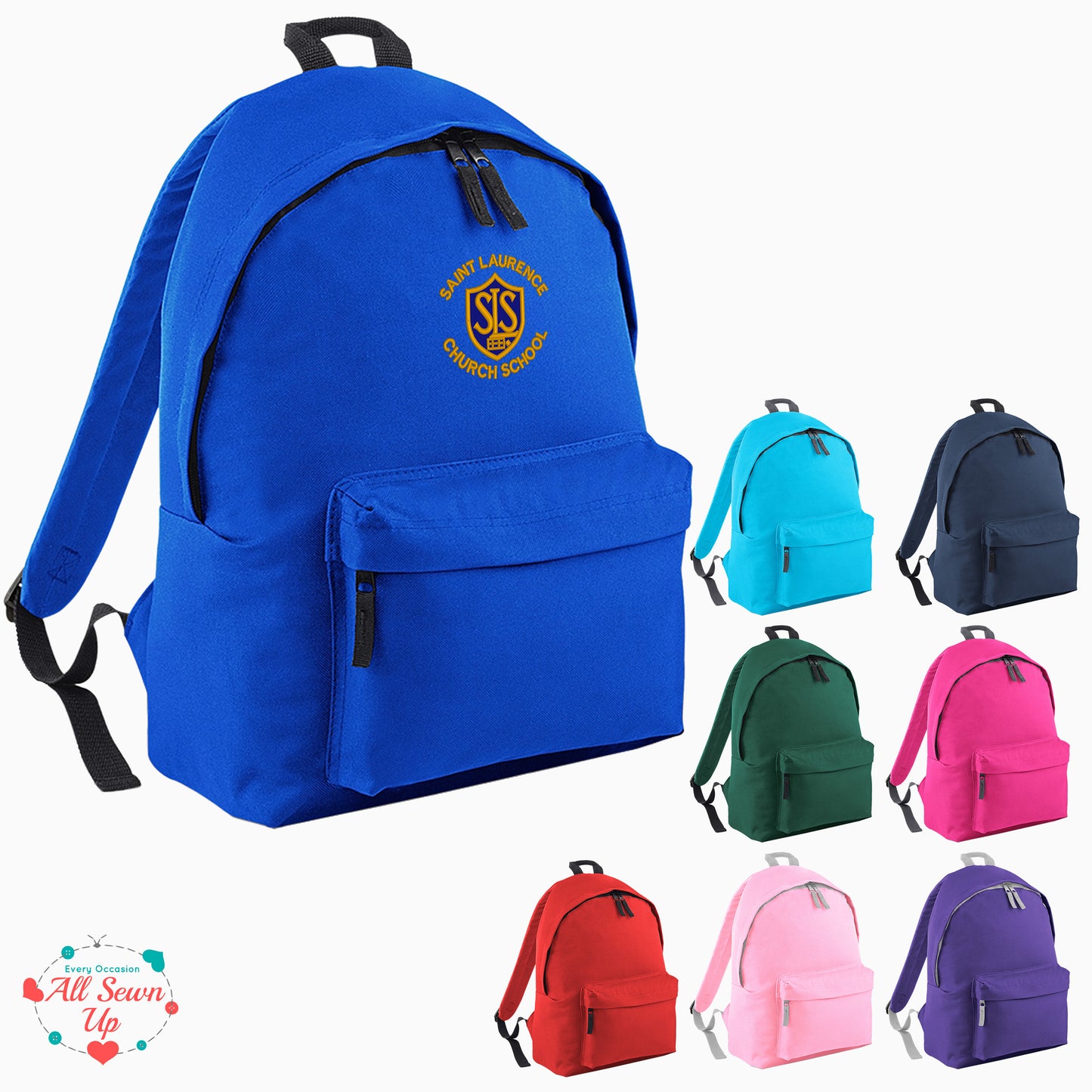 St Laurence Schools -  Embroidered Rucksack (Junior School only)