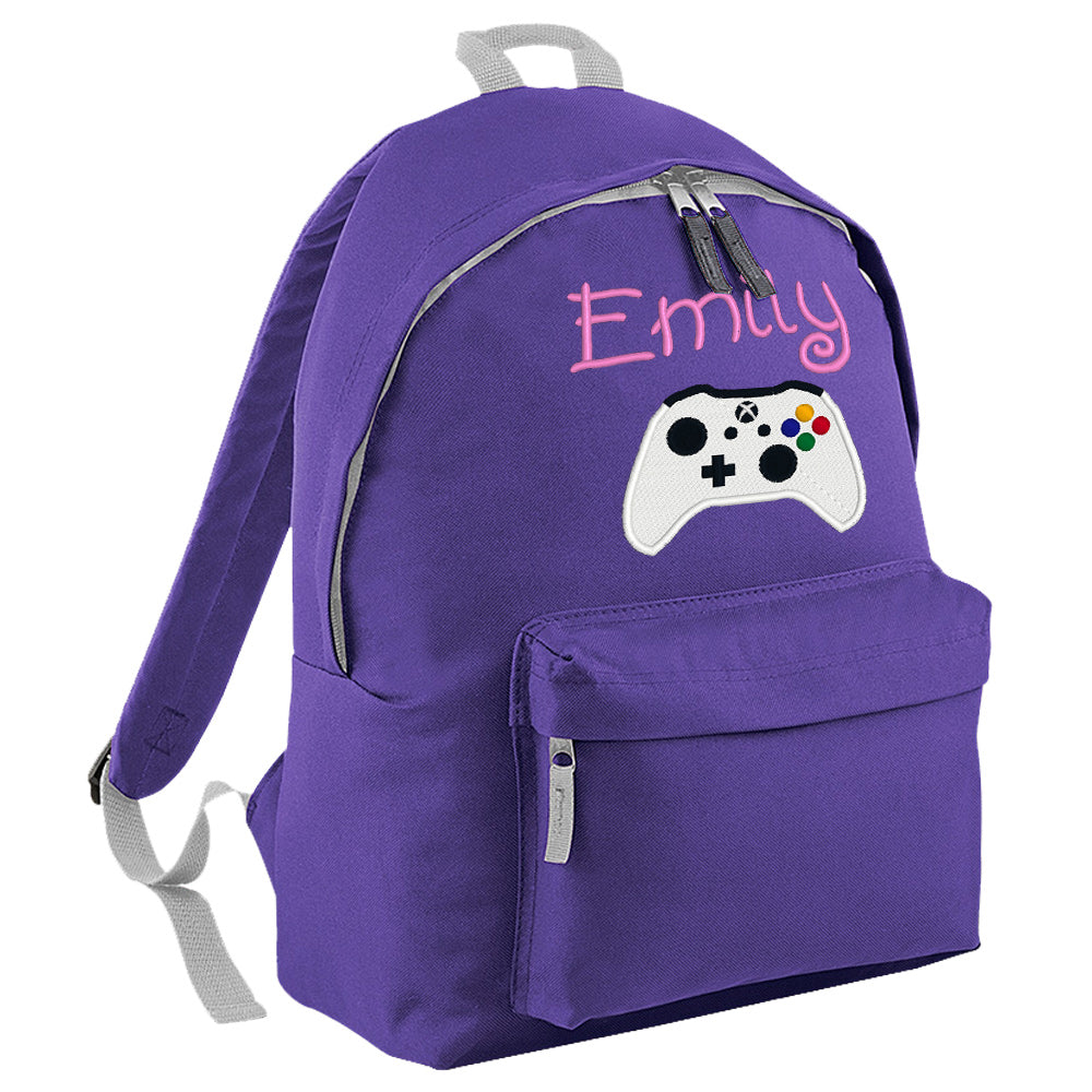 Embroidered Rucksack - Game Controller