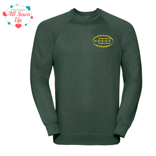 St Laurence Scouts - Bottle Green Sweatshirt (Adult)
