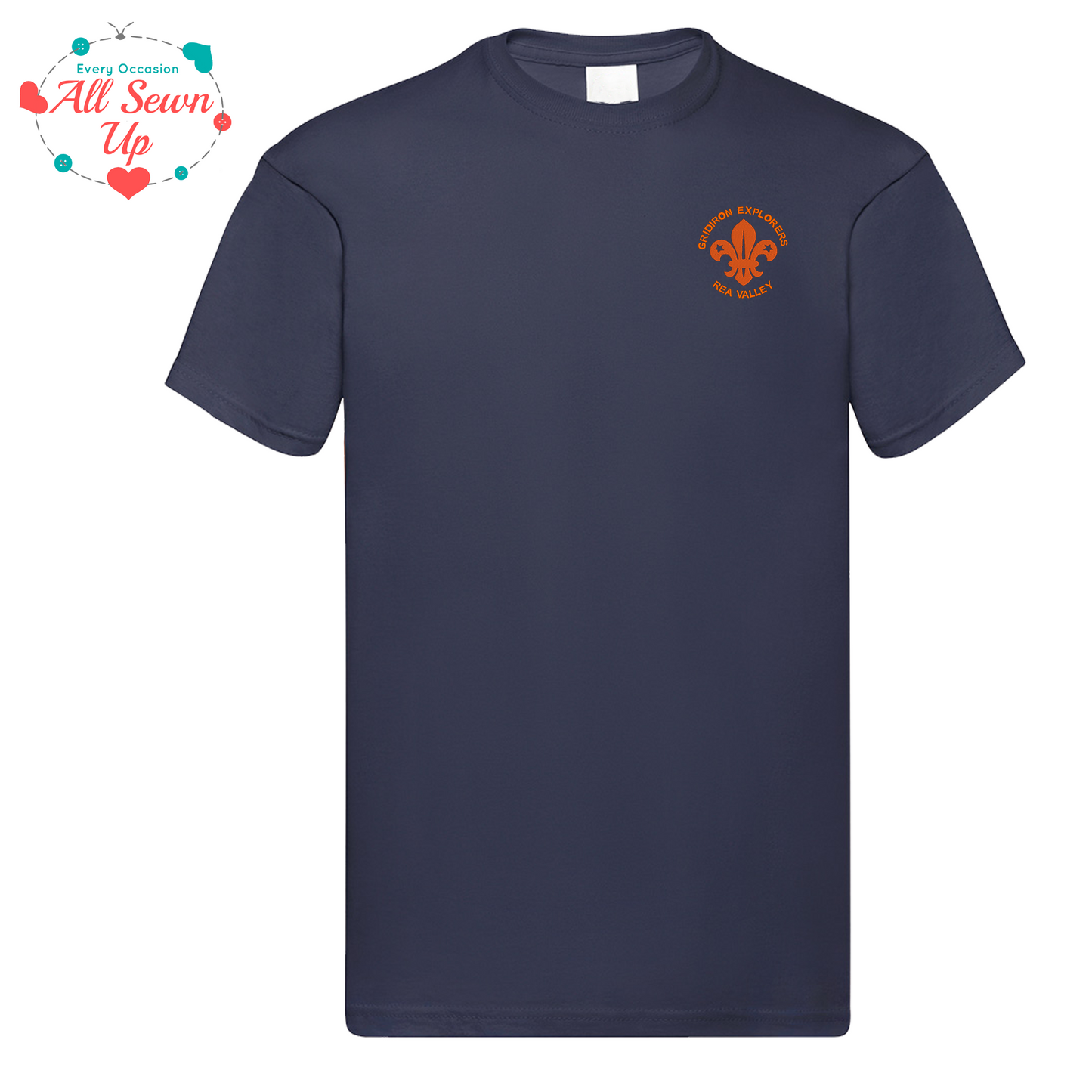 Gridiron-Explorers - Navy T-Shirt