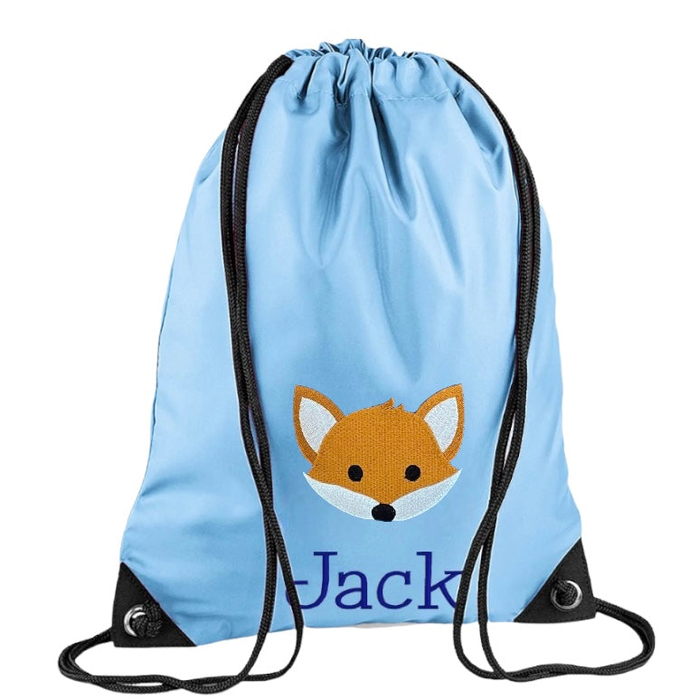 Embroidered PE bag - Fox