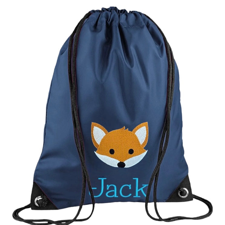 Embroidered PE bag - Fox