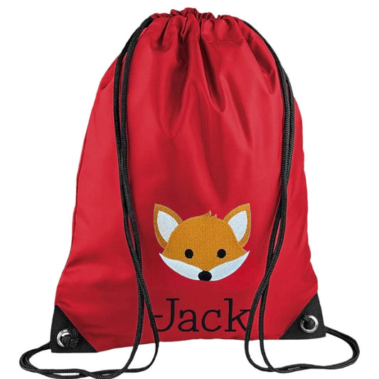 Embroidered PE bag - Fox