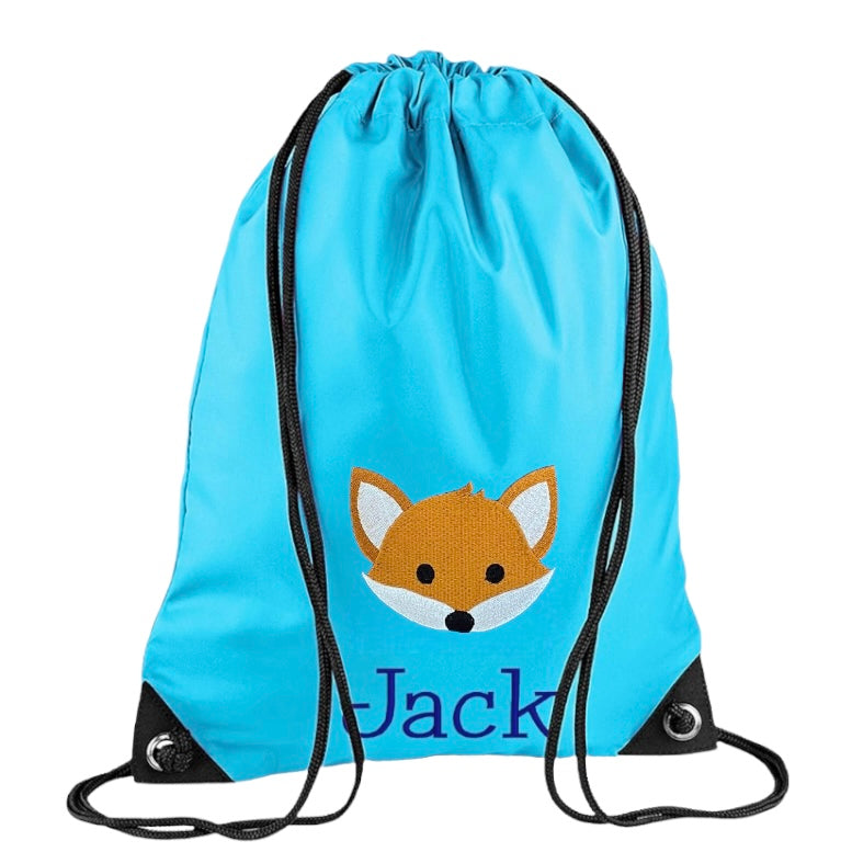 Embroidered PE bag - Fox